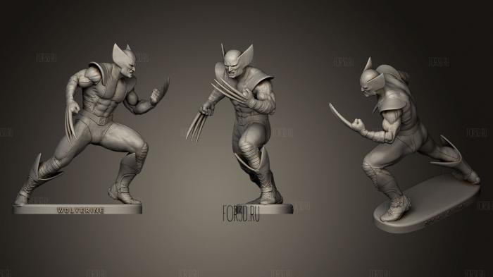 Wolverine stl model for CNC